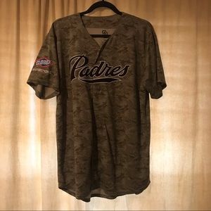Padres baseball button up